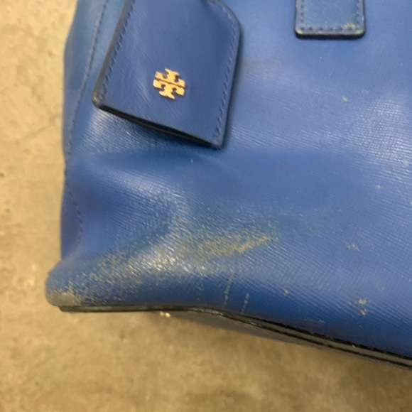 Tory Burch blue leather robinson - Picture 6 of 10